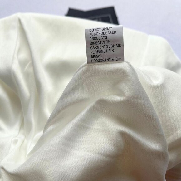 NWT IEENA FOR MAC DUGGAL WHITE RHINESTONE LONG EVENING FORMAL DRESS - 14 - Picture 15 of 15